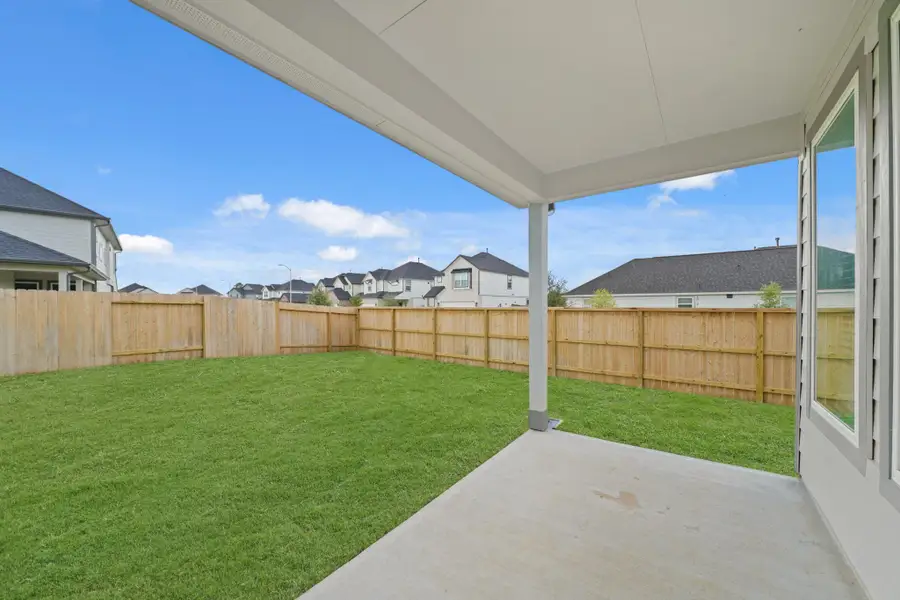 Exterior details and patio area of a home in Grand Oaks Village, Houston (Image 3). Exterior details and patio area of a home in Grand Oaks Village, Houston (Image 3).