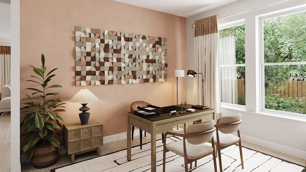 Representative furnished interior of a home built from the Seaside by Taylor Morrison in Skye Ranch Community Group Page, Sarasota (Image 7).