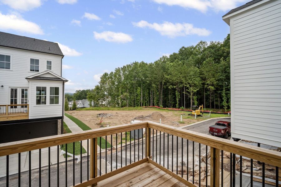 Exterior details and patio area of a home in The Village at River Green, Canton (Image 3).