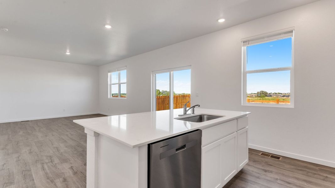 Furnished interior view inside a new home in Settlers Crossing, Commerce City (Image 7).