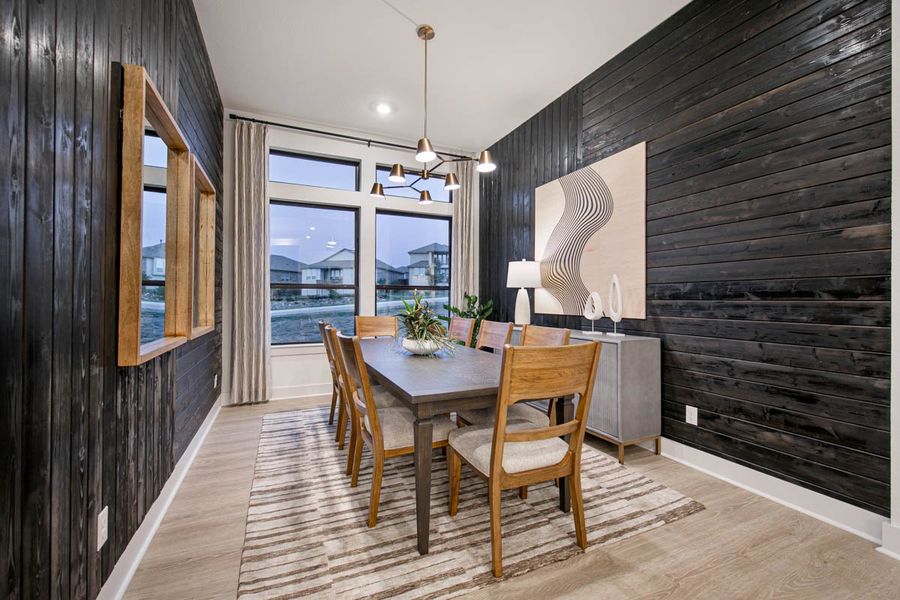 Furnished interior view inside a new home in Sweetwater, Austin (Image 30).