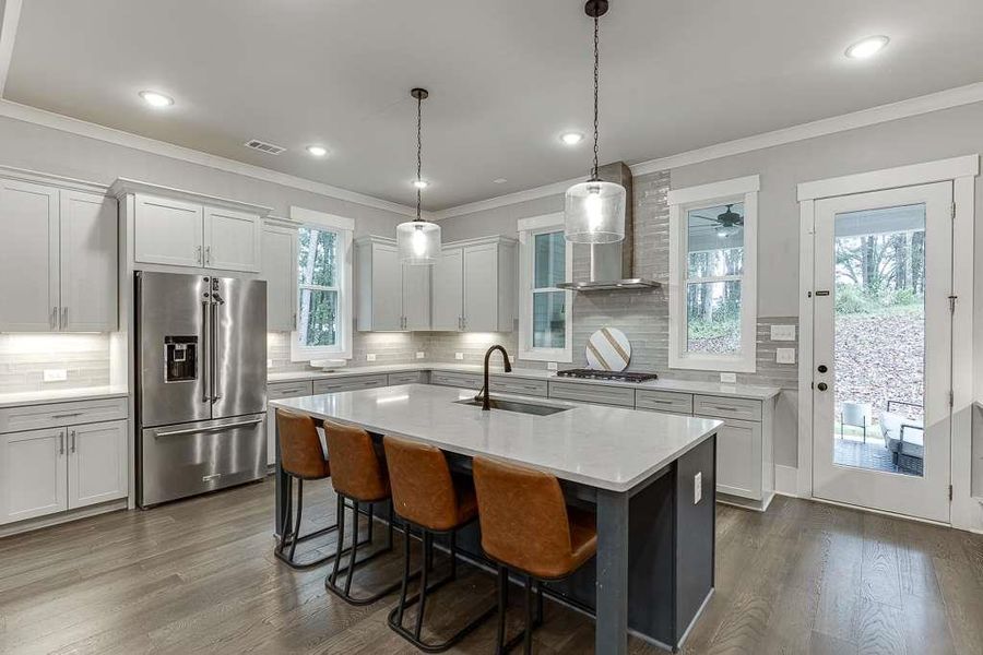 Furnished interior view inside a new home in , Dacula (Image 28).