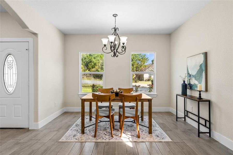 Furnished interior view inside a new home in , Granbury (Image 14). Furnished interior view inside a new home in , Granbury (Image 14).