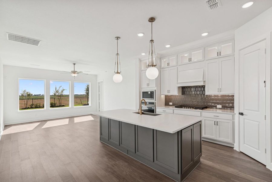 Furnished interior view inside a new home in Brookewater 55’ Homesites, Rosenberg (Image 4).