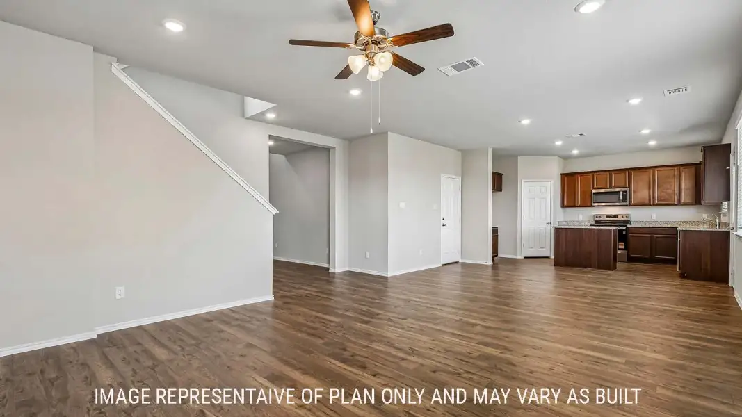 Spacious, unfurnished interior of a new home in Rancho San Gabriel, Georgetown (Image 16).