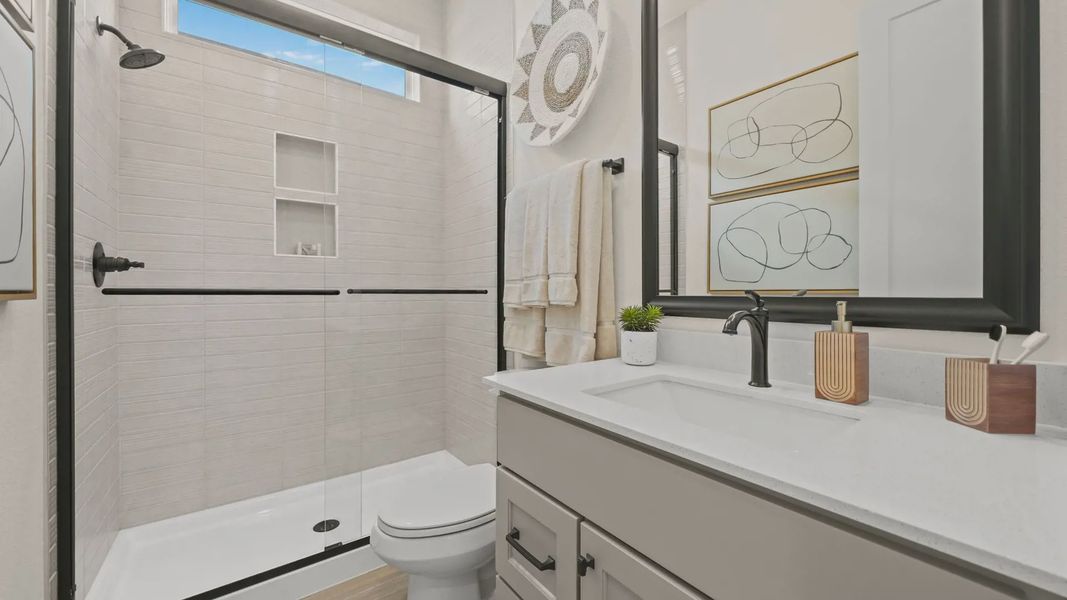 Furnished interior view inside a new home in Grange, Katy (Image 8).