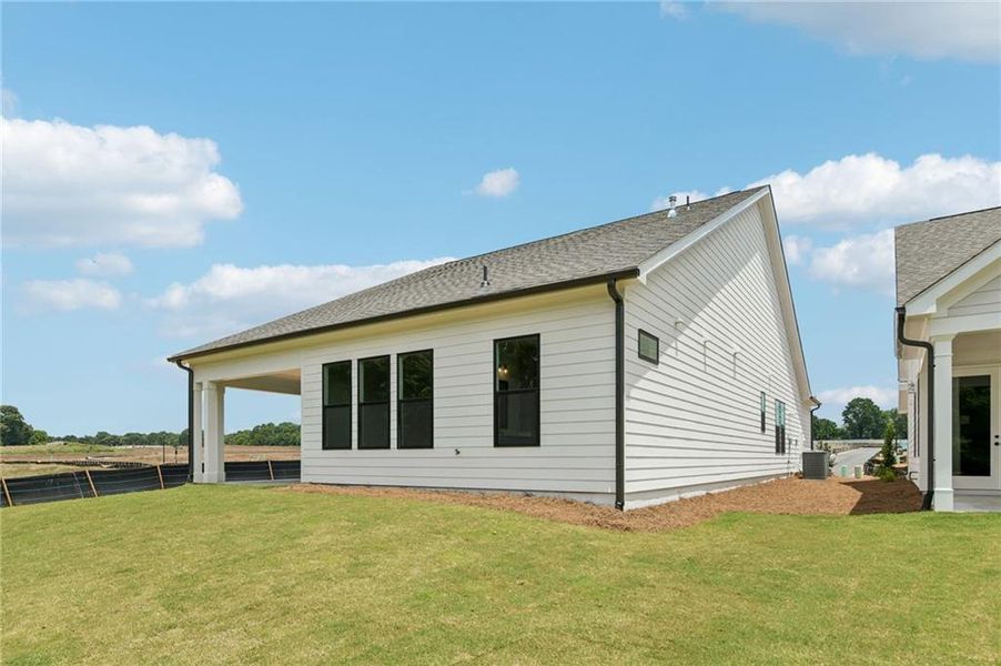 Exterior details and patio area of a home in Aberdeen, Hoschton (Image 3). Exterior details and patio area of a home in Aberdeen, Hoschton (Image 3).