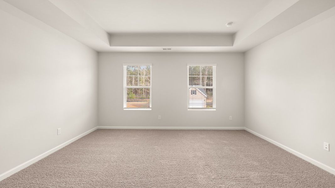 Representative unfurnished interior of a home built from the Penwell by D.R. Horton in Bridle Creek, Locust Grove (Image 16).