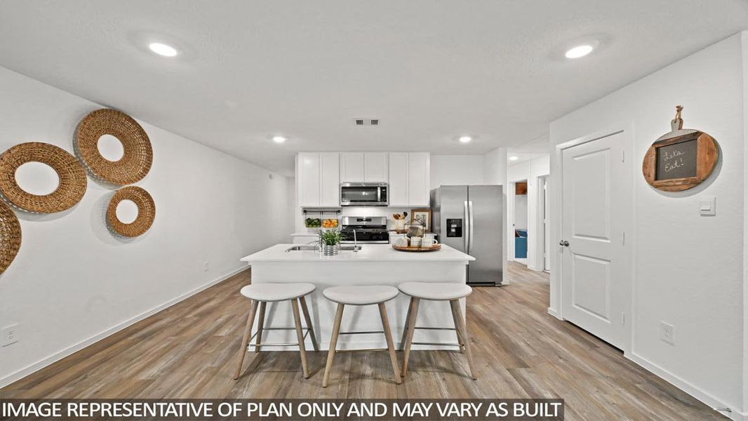 Furnished interior view inside a new home in Lexington Heights, Willis (Image 5).