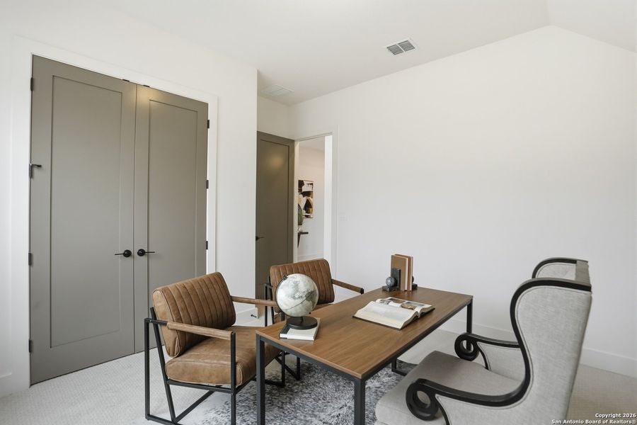 Furnished interior view inside a new home in Kinder Ranch - 70', San Antonio (Image 36).