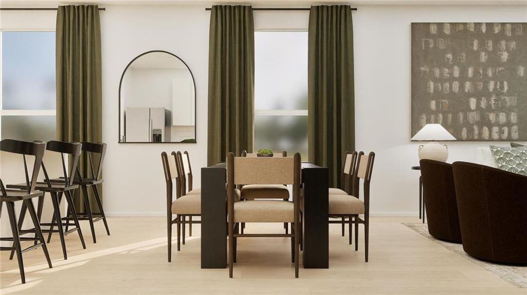 Furnished interior view inside a new home in Sugarloaf Ridge, Minneola (Image 13).