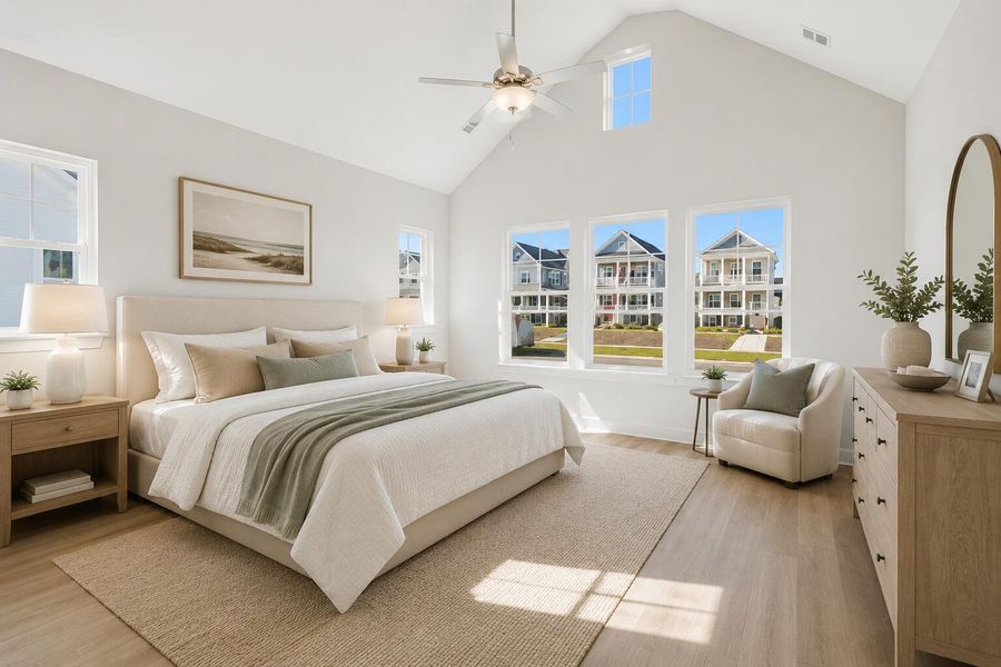 Furnished interior view inside a new home in Nexton – Midtown – The Garden Collection, Summerville (Image 8). Furnished interior view inside a new home in Nexton – Midtown – The Garden Collection, Summerville (Image 8).