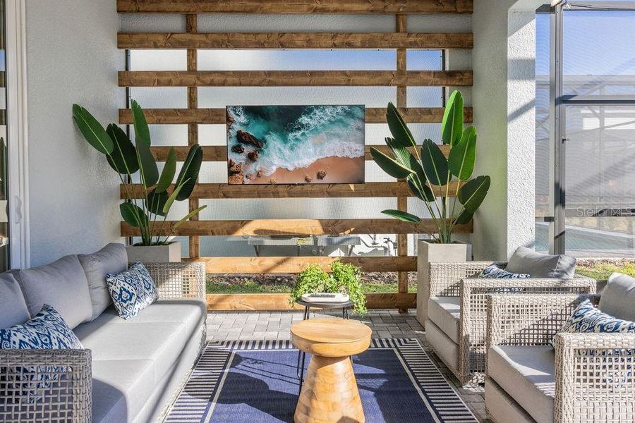 Furnished interior view inside a new home in , Clermont (Image 87).