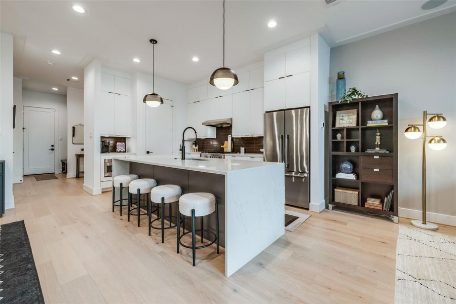Furnished interior view inside a new home in , Houston (Image 8).
