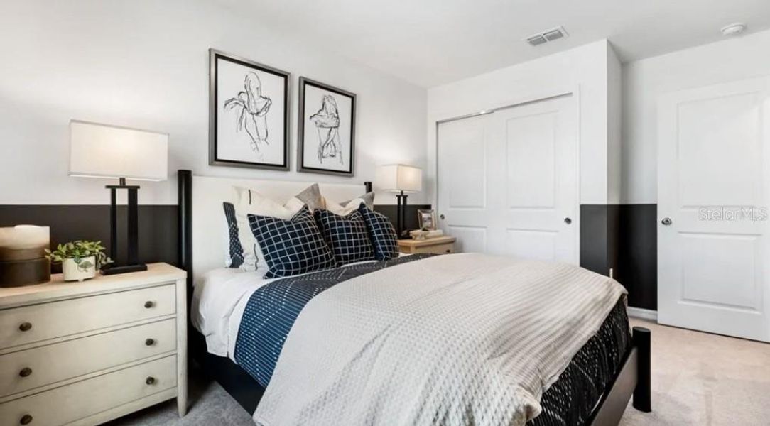 Furnished interior view inside a new home in The Townhomes at Azario Lakewood Ranch, Bradenton (Image 12).