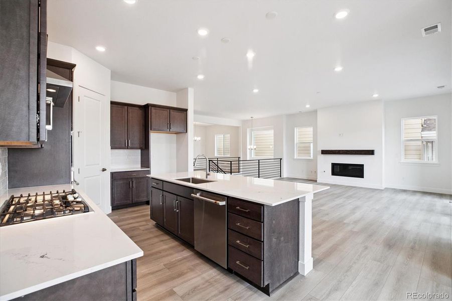 Furnished interior view inside a new home in , Littleton (Image 8).