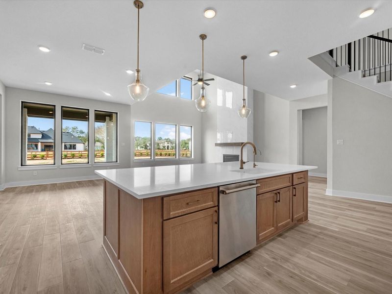 Furnished interior view inside a new home in , Fulshear (Image 6).
