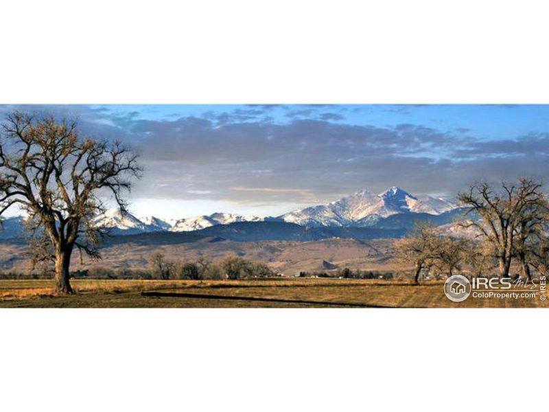 Fall scene Mountain views from the Harvest