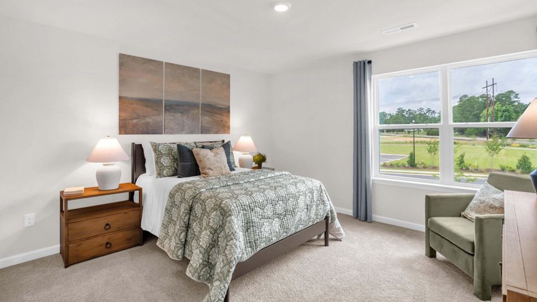 Representative furnished interior of a home built from the WILMINGTON by D.R. Horton in Mason Ridge, Spring Lake (Image 25).