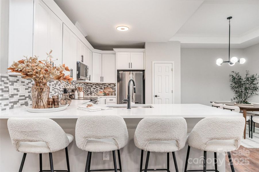 Furnished interior view inside a new home in , Gastonia (Image 12).