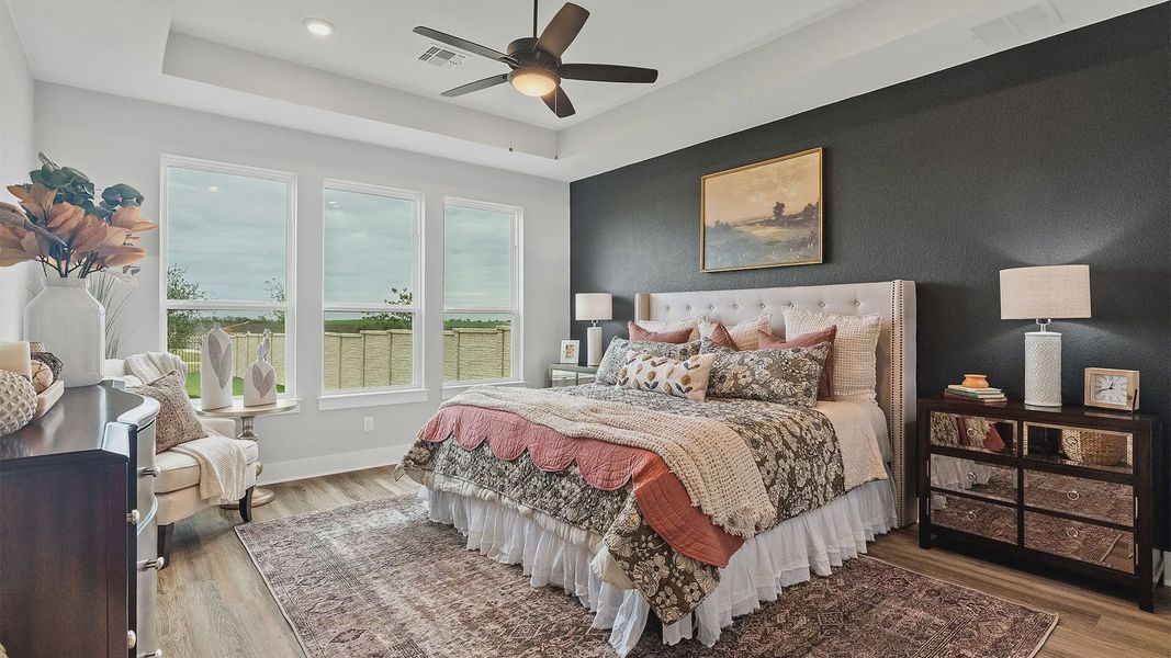Furnished interior view inside a new home in Highland Village, Georgetown (Image 10).