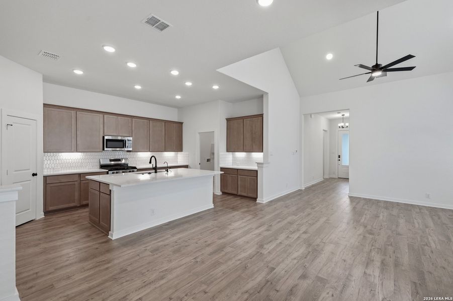 Furnished interior view inside a new home in The Crossvine, Schertz (Image 12).