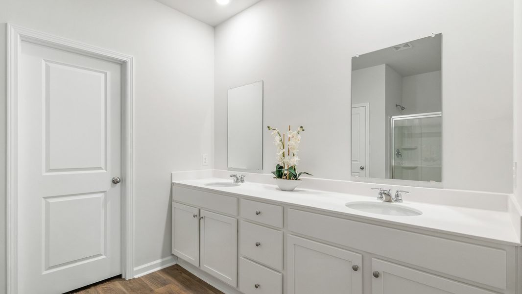 Furnished interior view inside a new home in Pine Hills at Cane Bay, Summerville (Image 7). Furnished interior view inside a new home in Pine Hills at Cane Bay, Summerville (Image 7).