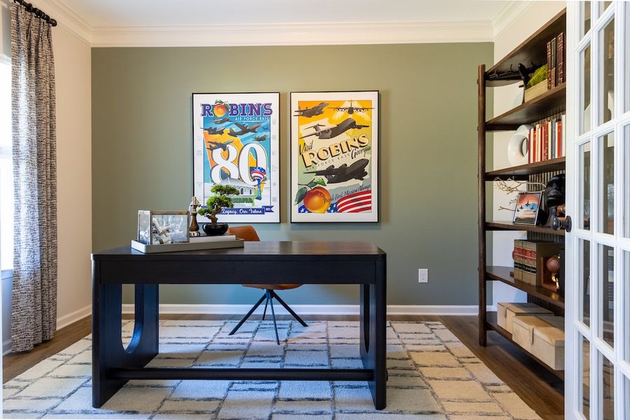 Furnished interior view inside a new home in Trellis Park, Hampton (Image 23).