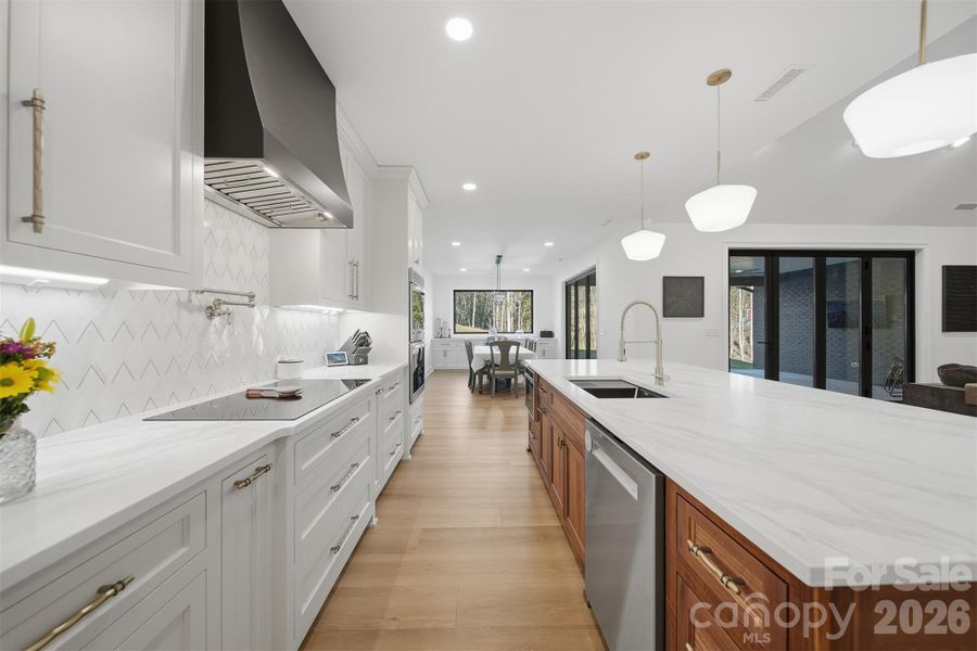 Furnished interior view inside a new home in , Hickory (Image 18).