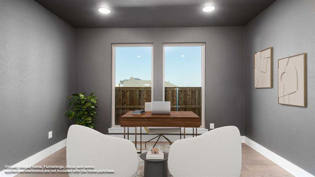 Furnished interior view inside a new home in Mosaic 50', Celina (Image 13).