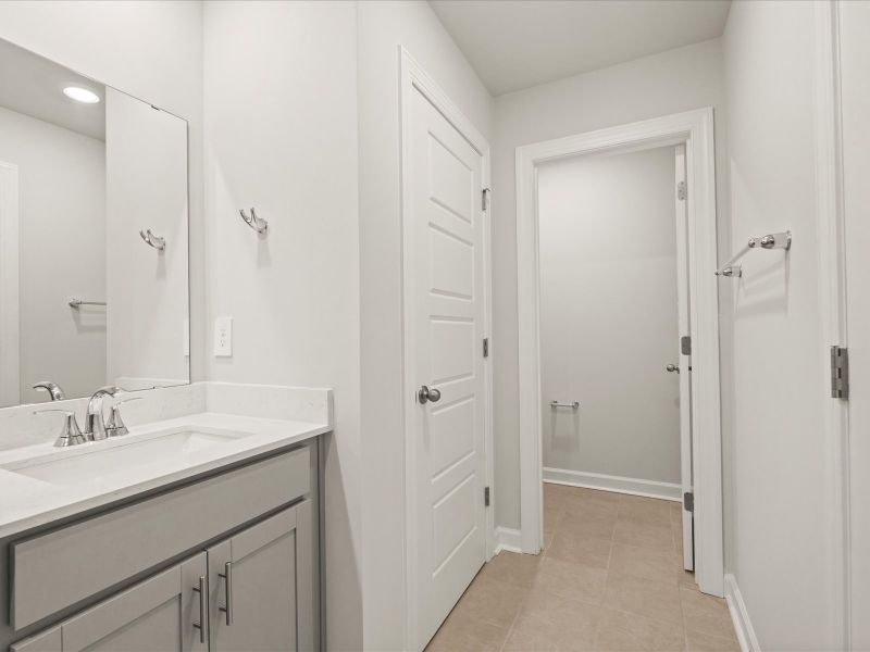 Furnished interior view inside a new home in Avalon Townes, Lyman (Image 7).