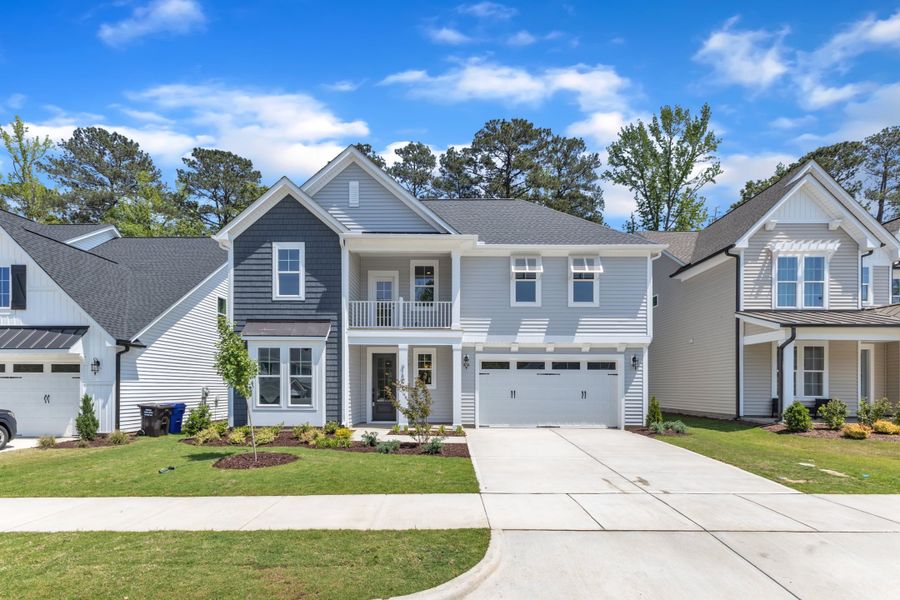 Representative exterior photo of a completed home built from the The Highland by RobuckHomes in Kennebec Crossing, Angier, NC (Image 39). Representative exterior photo of a completed home built from the The Highland by RobuckHomes in Kennebec Crossing, Angier, NC (Image 39).
