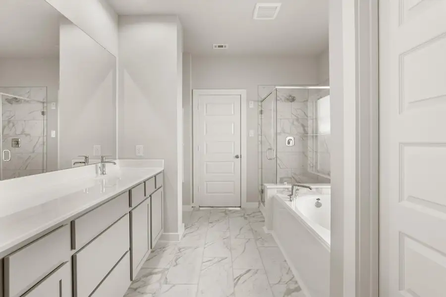 Furnished interior view inside a new home in Morton Creek Ranch, Katy (Image 9). Furnished interior view inside a new home in Morton Creek Ranch, Katy (Image 9).