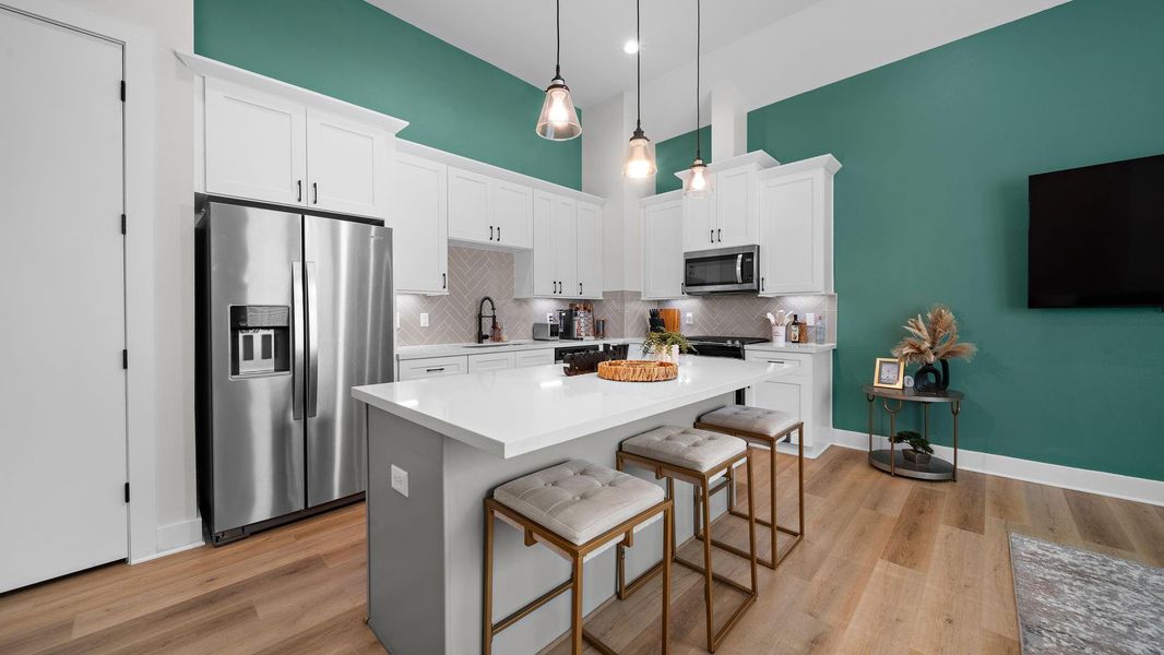 Furnished interior view inside a new home in Highland Heights, Houston (Image 16).