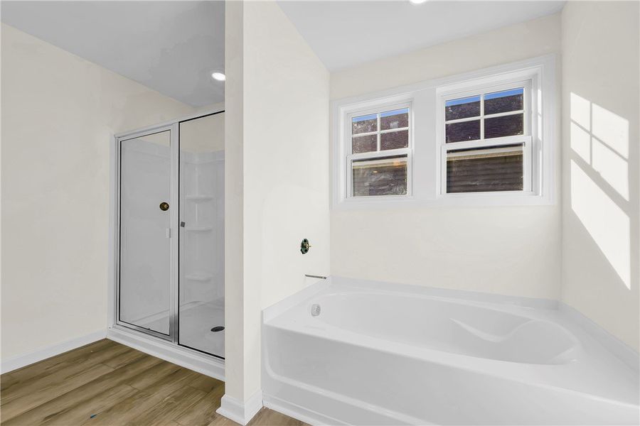 Furnished interior view inside a new home in Brownstone Park, Easley (Image 9).