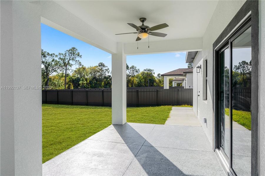 Exterior details and patio area of a home in , Lehigh Acres (Image 3). Exterior details and patio area of a home in , Lehigh Acres (Image 3).