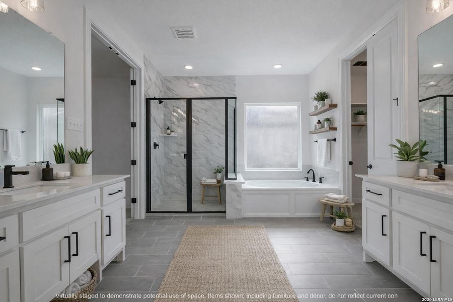 Furnished interior view inside a new home in Megan's Landing, Castroville (Image 11).