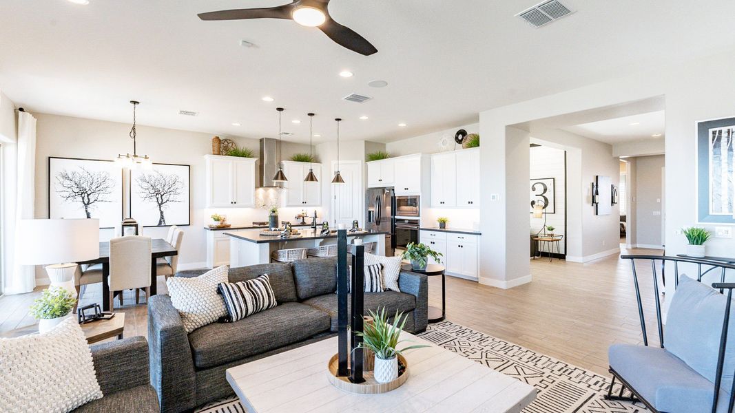 Representative furnished interior of a home built from the Crimson by DRB Homes in Arroyo Seco - Palazzo, Buckeye (Image 16).