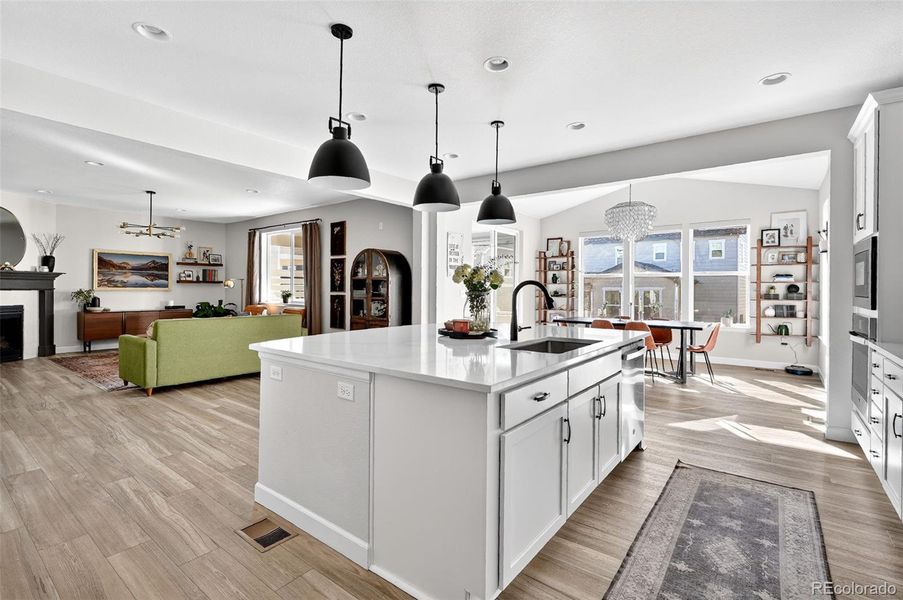 Furnished interior view inside a new home in Colliers Hill, Erie (Image 12). Furnished interior view inside a new home in Colliers Hill, Erie (Image 12).