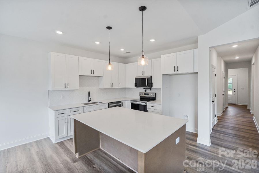 Furnished interior view inside a new home in , Lawndale (Image 10).
