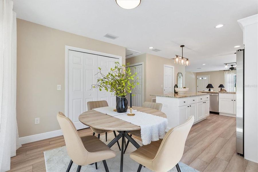 Furnished interior view inside a new home in , Bushnell (Image 18).