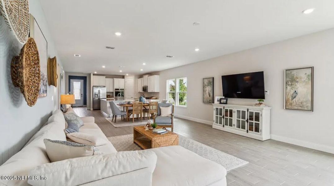 Furnished interior view inside a new home in Silver Falls Single Family at SilverLeaf: Silver Falls 50s at SilverLeaf, St. Johns (Image 11). Furnished interior view inside a new home in Silver Falls Single Family at SilverLeaf: Silver Falls 50s at SilverLeaf, St. Johns (Image 11).