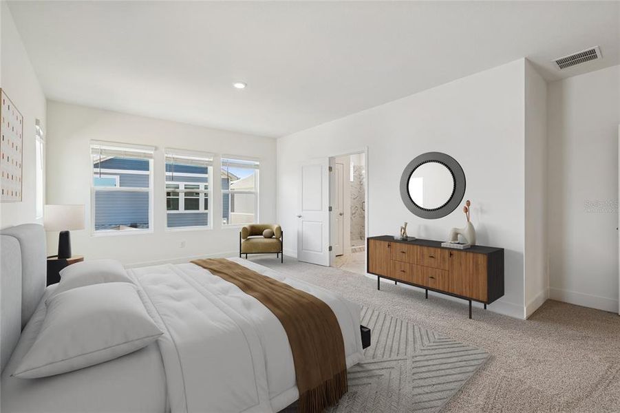 Furnished interior view inside a new home in North River Ranch – Townhomes, Parrish (Image 11).