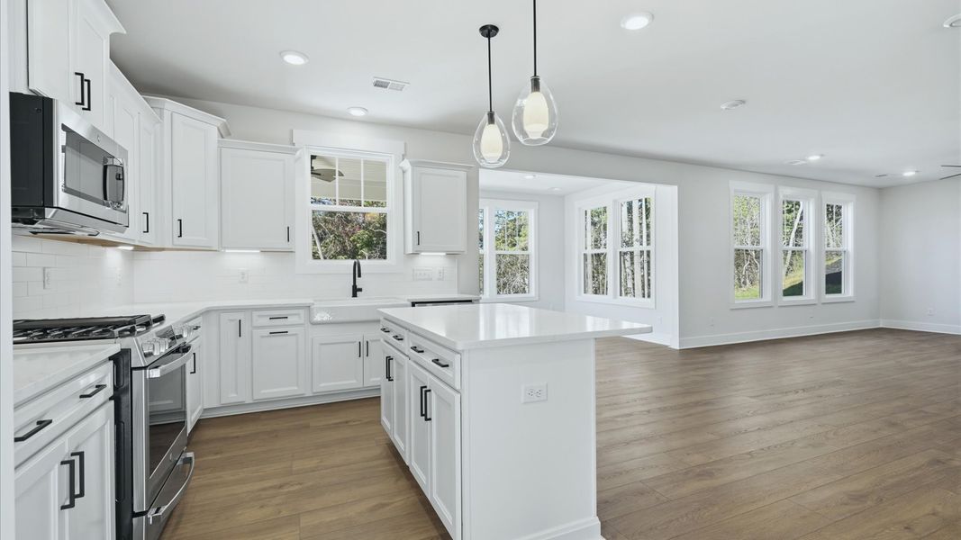 Furnished interior view inside a new home in The Wilds at Cedar Mountain, Asheville (Image 11).