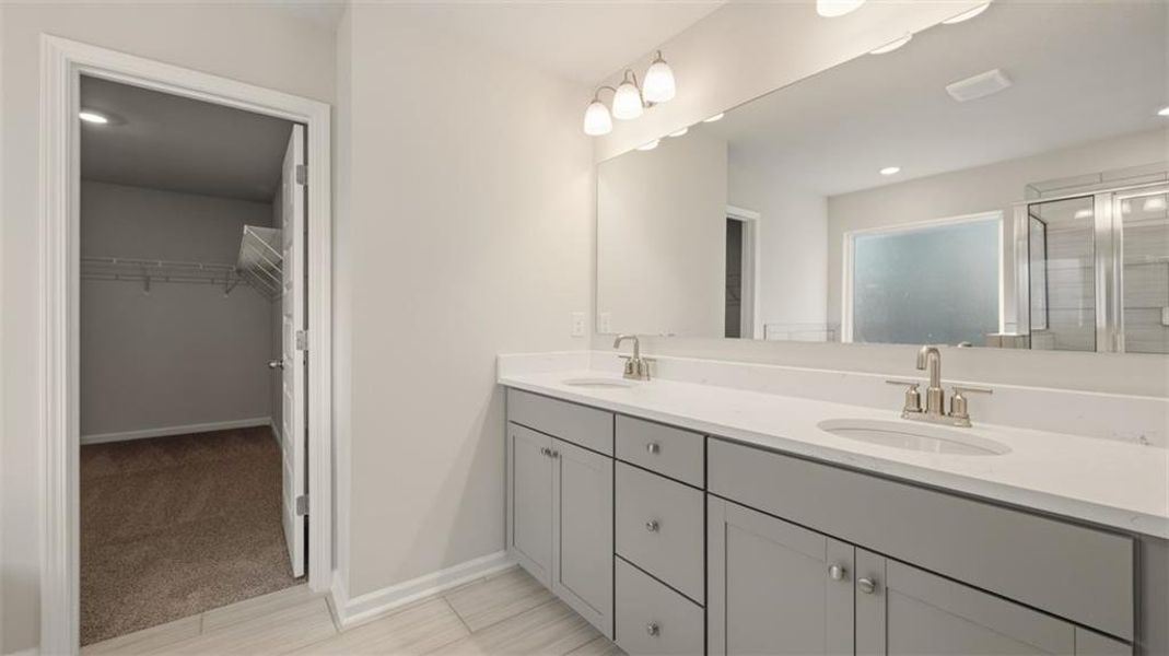 Furnished interior view inside a new home in Water Oak Estates, Lawrenceville (Image 13).