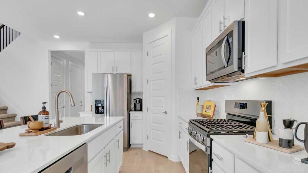 Furnished interior view inside a new home in Rosenbusch Ranch, Leander (Image 23).
