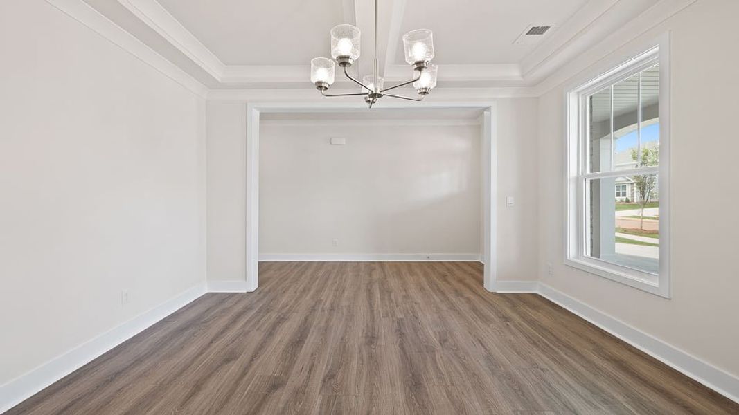 Representative unfurnished interior of a home built from the Hampshire by D.R. Horton in Harrison Valley, Simpsonville (Image 15).