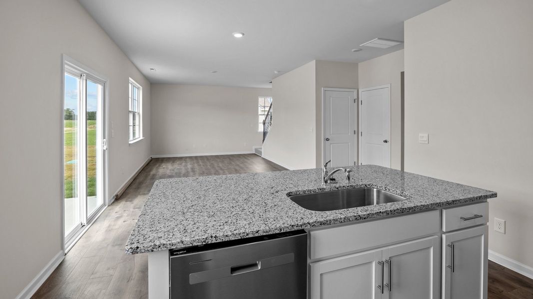 Furnished interior view inside a new home in Tyler - Home on the Lake, New Bern (Image 5).
