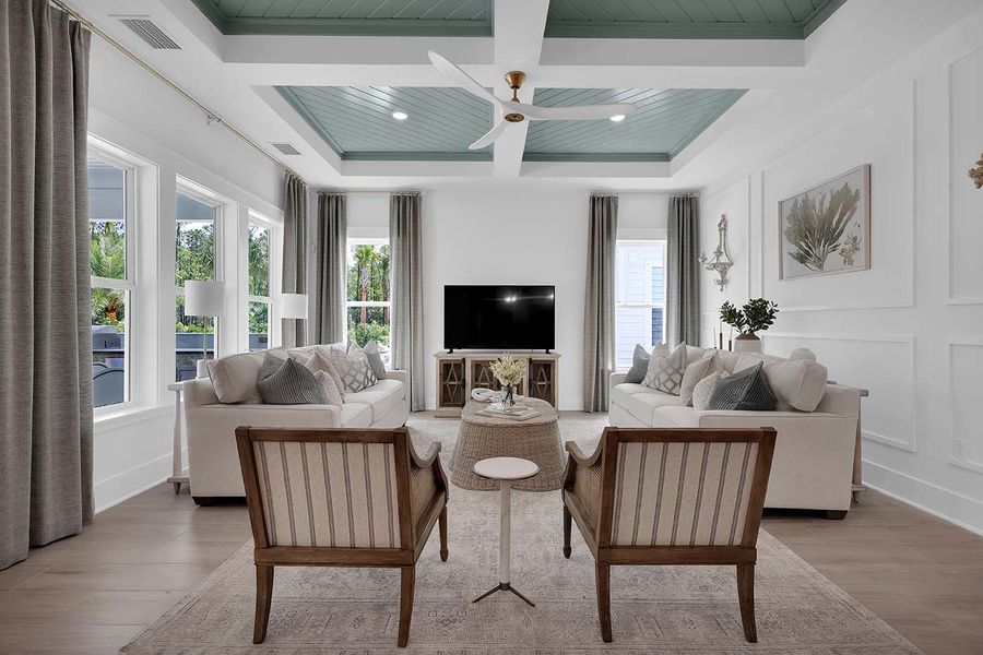 Representative furnished interior of a home built from the The Ellaville by Providence Homes (Florida) in Reflections at Nocatee, Nocatee (Image 29).