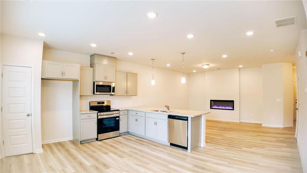 Furnished interior view inside a new home in Franklin Manor, Lawrenceville (Image 13). Furnished interior view inside a new home in Franklin Manor, Lawrenceville (Image 13).